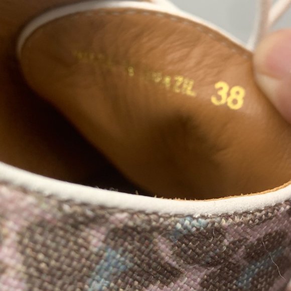 Zimmermann Leopard Print Fabric Lace-Up Espadrilles Size 8 - Picture 2 of 9